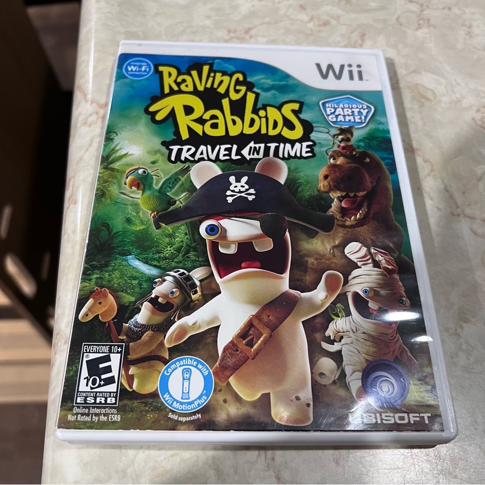Nintendo Raving Rabbids Travel Time Wii game #WiiGames